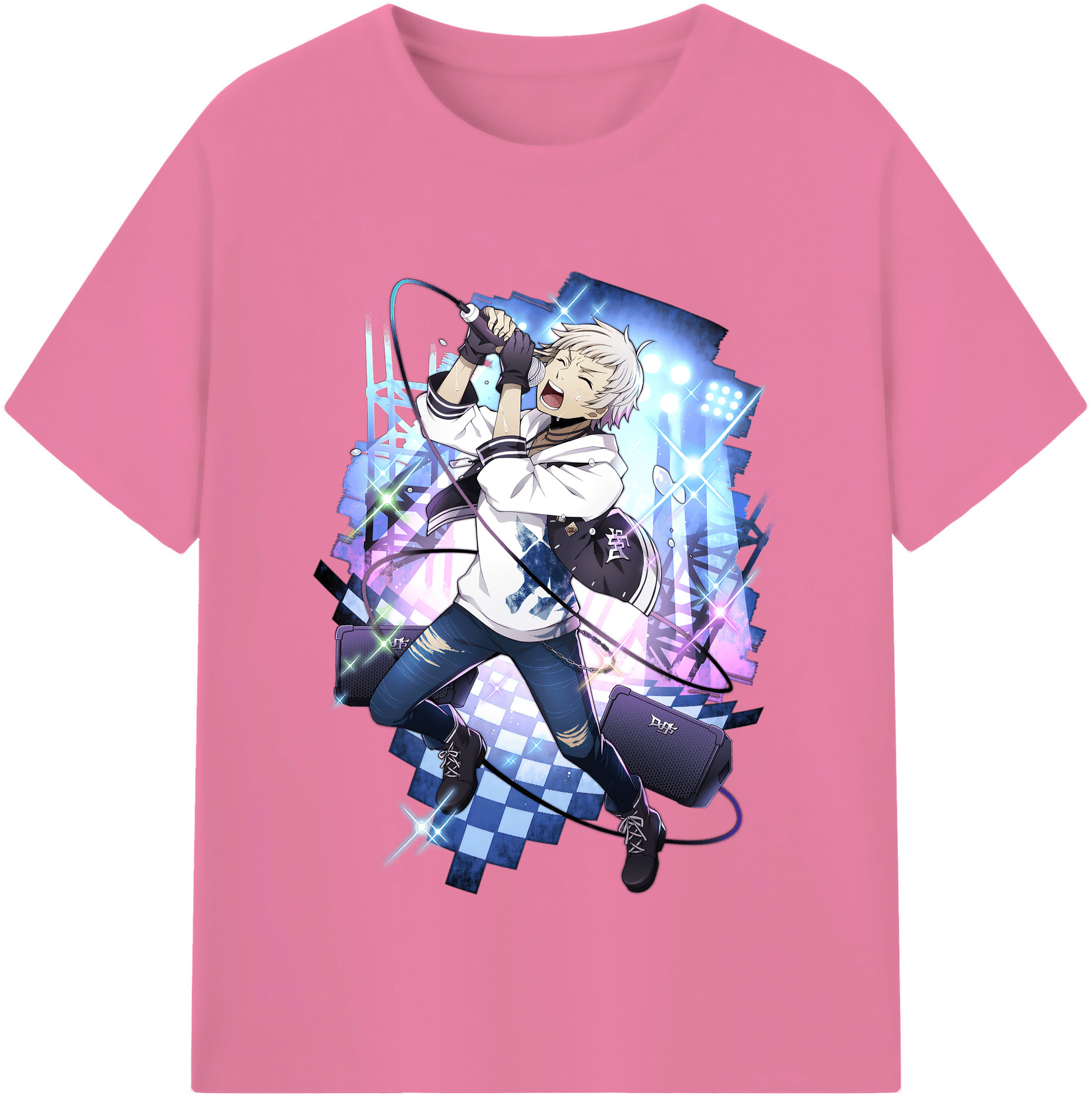 （画像用） 文豪ストレイドッグス Bungo Stray Dogs 綿100％半袖Tシャツ（フロントプリント）